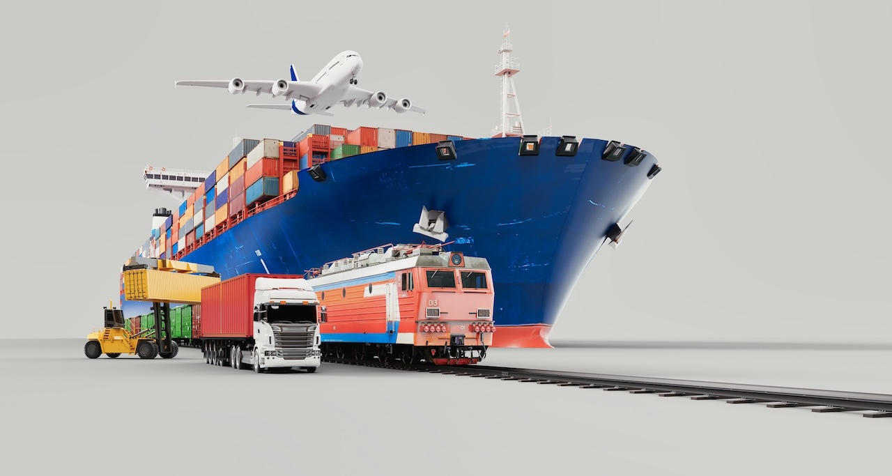 Global logistics services - air, sea, rail and road transportation